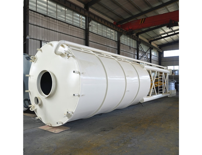 一套石灰料倉(cāng)完工發(fā)貨